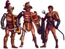 Un groupe de gladiateurs